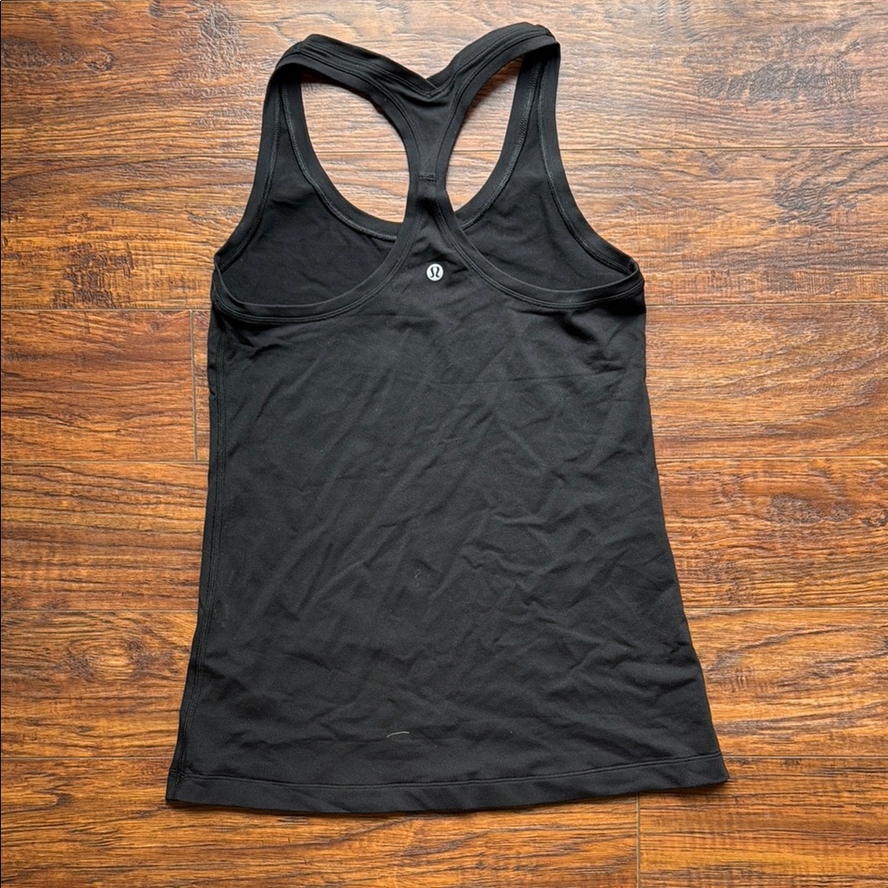 Lululemon: Black Racerback Tank Top
